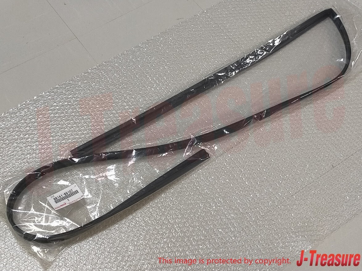 TOYOTA 4RUNNER 85-89 Genuine Front Door Glass Run Channel No Vent 6814189107 OEM