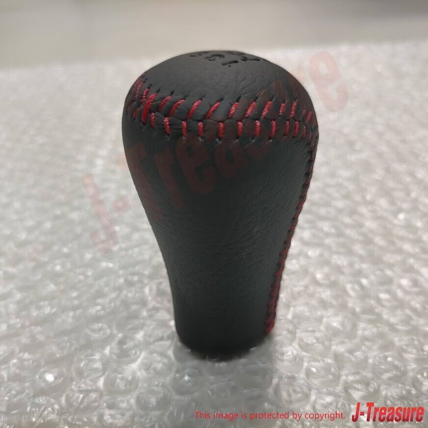 MAZDA RX-7 FD3S SPIRIT R Genuine Shifter Shift Change Knob Leather Red Stitch