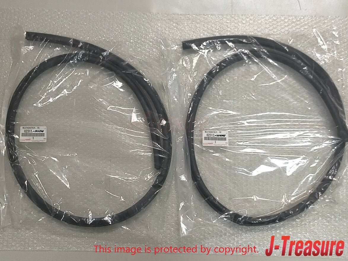 TOYOTA SUPRA JZA80 93-98 Genuine Front Door Weatherstrip Opening Trim RL Set OEM