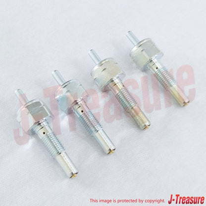 MAZDA RX-8 SE3P 04-08 Genuine Oil Injector Squirter Bolt Connector 4pcs Set OEM