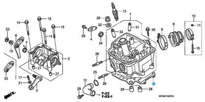 HONDA CRF450R 2002-2006 Genuine Cylinder Head Gasket 12251-MEB-671 OEM