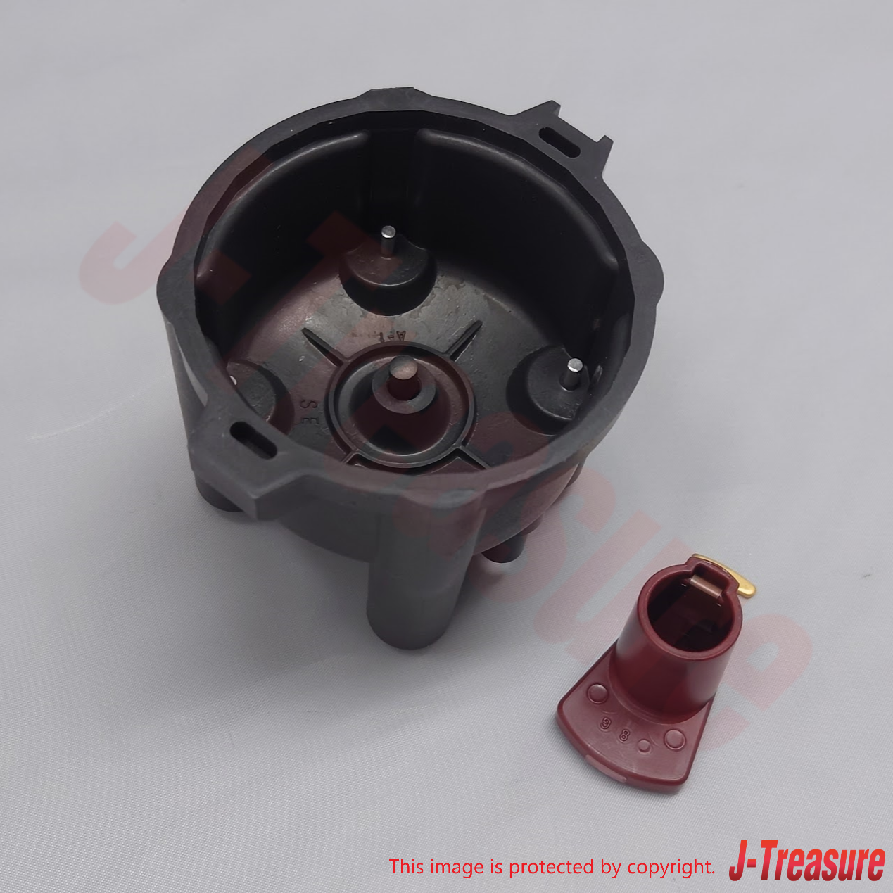 SUBARU SAMBAR KS4 KV4 1989-1991 Genuine Distributor Cap & Head Rotor Set OEM