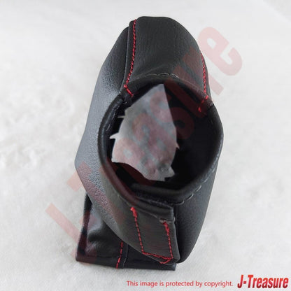 NISSAN GT-R R35 NISMO Genuine Hand Side Brake Cover Boot Red Stitch Leather OEM