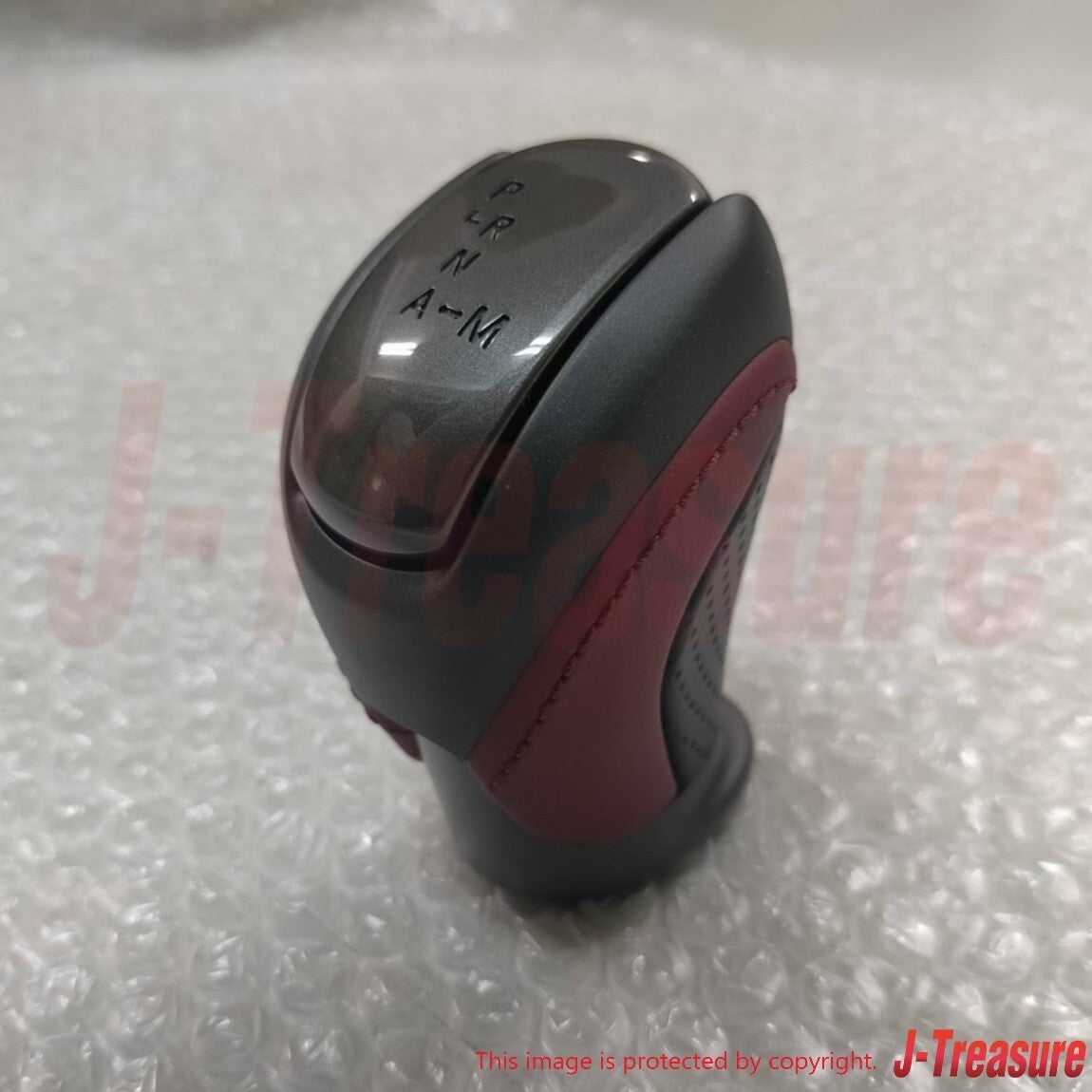 NISSAN GT-R R35 2011-2015 Genuine Shift Knob Red Black Leather 34910-KB60A OEM