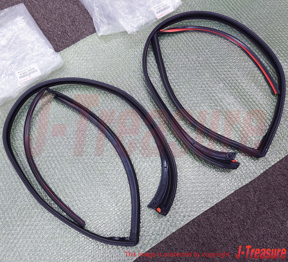 TOYOTA CELSIOR LEXUS LS430 UCF30 UCF31 Genuine Rear Door Weatherstrip Set OEM