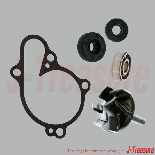 YAMAHA YZ125 '05-25 Genuine Water Pump Impeller Shaft Assy Related Parts Set