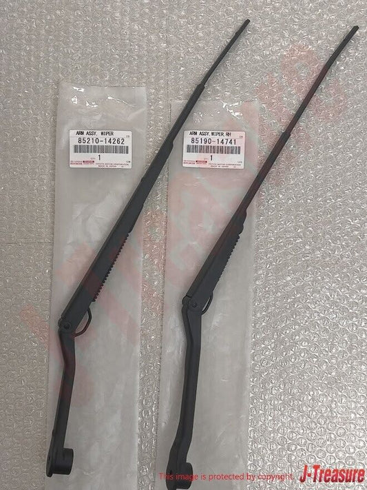 TOYOTA SUPRA JZA70 GA70 MA70 MK3 RHD Genuine Front Windshield Wiper Arm Set OEM