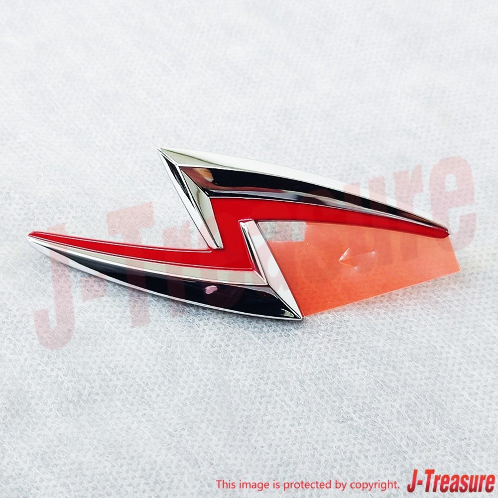 NISSAN SILVIA S15 Genuine Front Hood Chrome S Lightning Emblem 65892-85F01 OEM