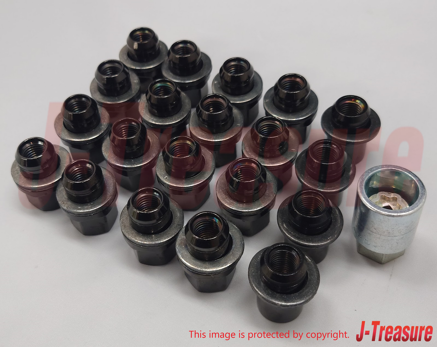 MITSUBISHI LANCER Evo 9 CT9A Genuine RALLIART Wheel Nut & Lug Nut Set MZ556537