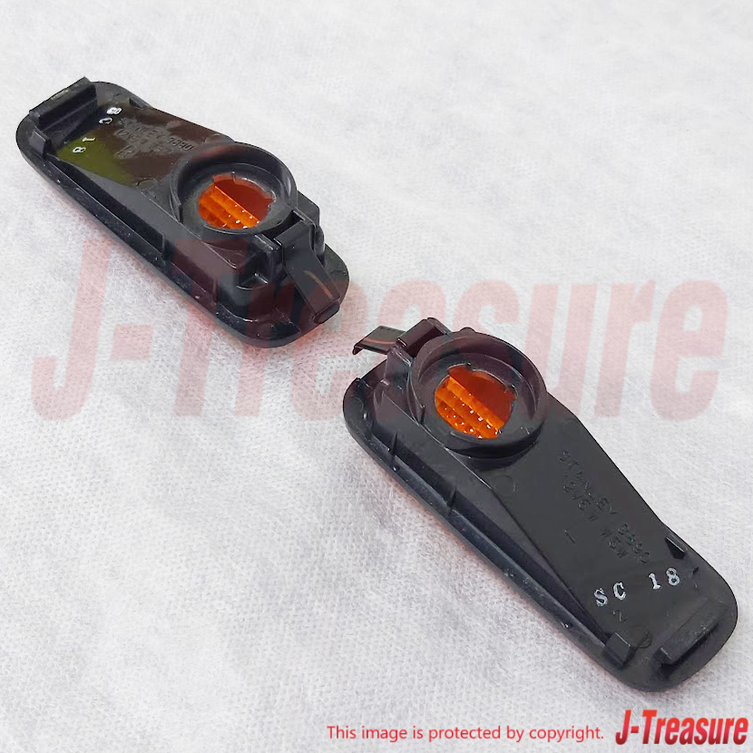 HONDA CIVIC EK4 EK9 Genuine Front Fender Side Turn Marker Lamp Orange Set OEM