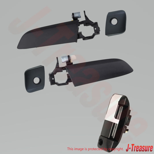 TOYOTA HIACE KDH220 06-13 Genuine Fr/Rr Door Outside Handle & Cover set 4Door