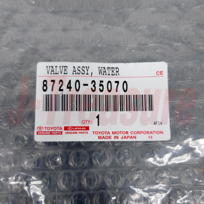TOYOTA 4RUNNER KZN185 99-02 Genuine Heater Water Control Valve 87240-35070 OEM