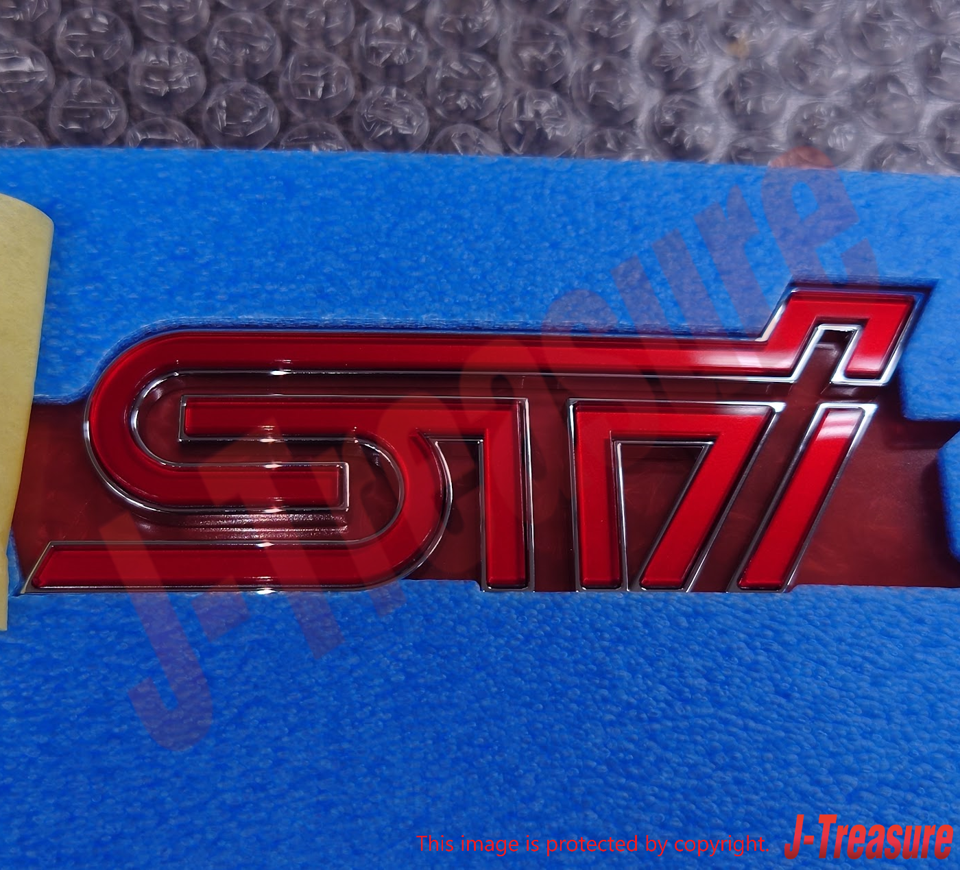 SUBARU WRX STI VA# 18-19 Genuine Rear Red Trunk Badge Emblem STI 93079VA040 OEM