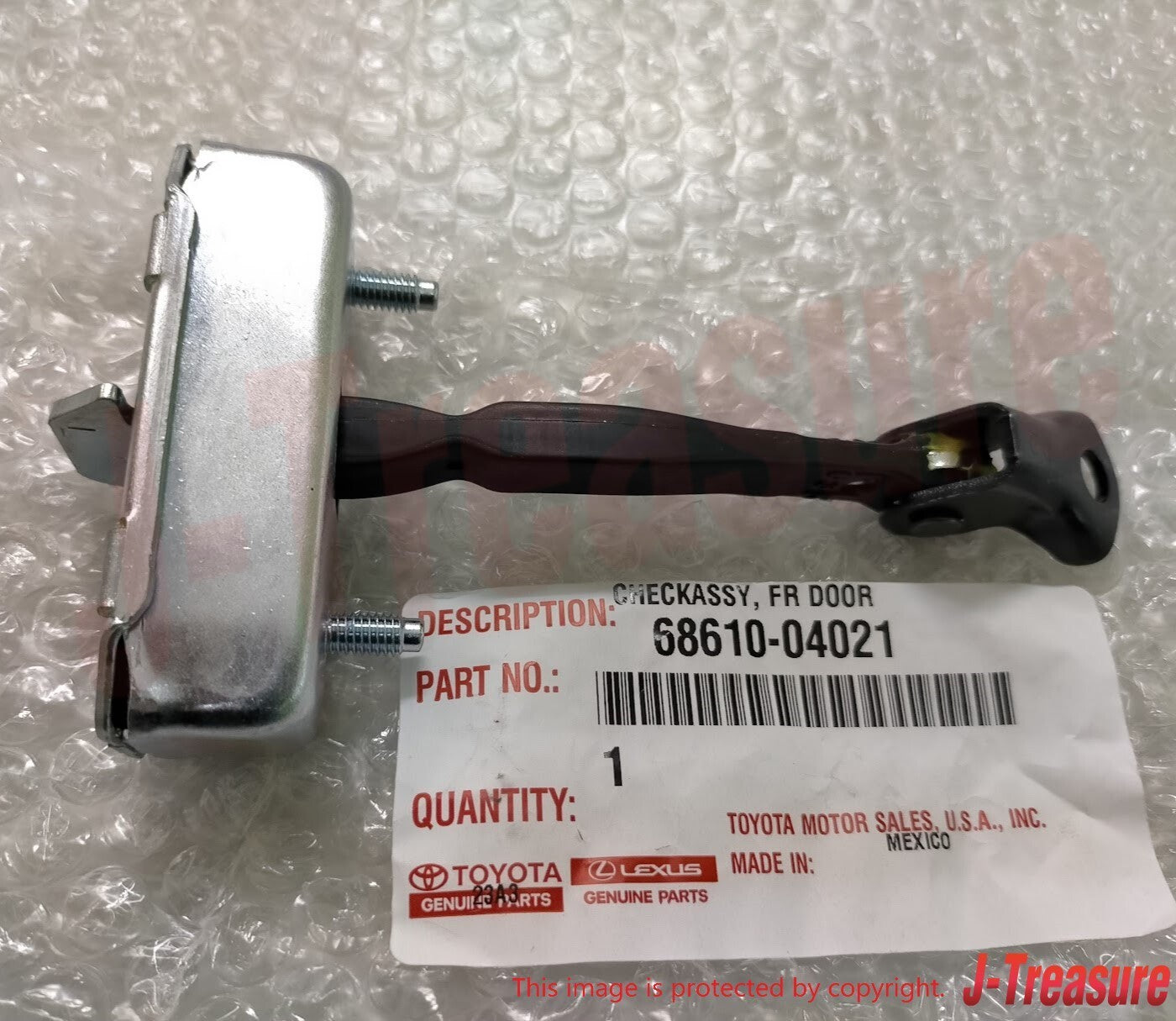 TOYOTA TACOMA GRN2## 05-16 Genuine Front Door Check Assy RH LH 68610-04021 OEM