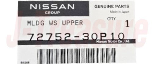 NISSAN 300ZX Z32 '90-96 Genuine Windshield Moulding Upper Center & Fastener Set