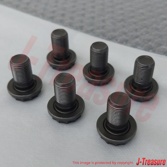 HONDA VEZEL HYBRID RU3 RU4 Genuine Flywheel Bolt 12mm 90011-PM0-000 x6 Set OEM