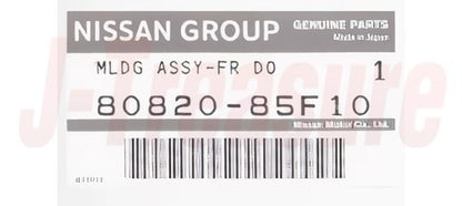 NISSAN SILVIA S15 99-02 Genuine Front Door Outside Molding Assy RH 80820-85F10