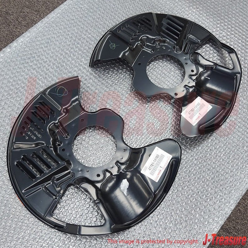 TOYOTA SUPRA JZA80 93-98 Genuine Front 17 Inch Brake Splash Dust Cover Set OEM