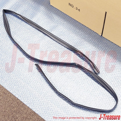 TOYOTA 4RUNNER 85-89 Genuine Front Door Glass Run Channel No Vent 6814189107 OEM