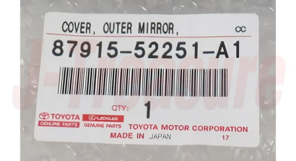 TOYOTA COROLLA ZRE212L 20-24 Genuine Outer Mirror Cover RH 87915-52251-A1 OEM
