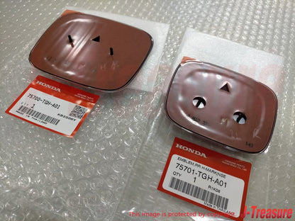 HONDA CIVIC TYPE-R FK8 2017-2019 Genuine Front & Rear Red "H" Emblem Set OEM