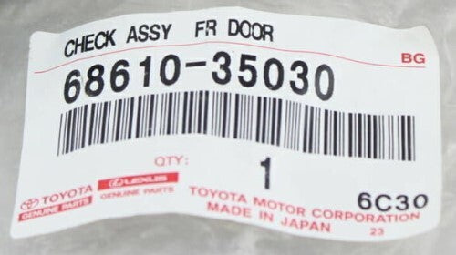 TOYOTA 4RUNNER RN101 89-95 Genuine Front Door Check Assy 68610-35030 OEM