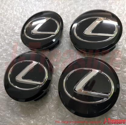 LEXUS CT200h 12-17 Genuine Wheel Center Cap Ornament Black 4Set 42603-76021 OEM
