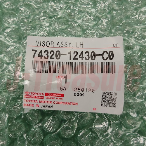 TOYOTA COROLLA LEVIN SPRINTER TRUENO AE86 Genuine Sun Visor Right & Left Set OEM