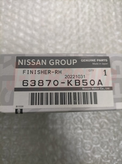 NISSAN GT-R R35 Genuine Front Side Fender Pure Emblem Silver Right Left Pair OEM