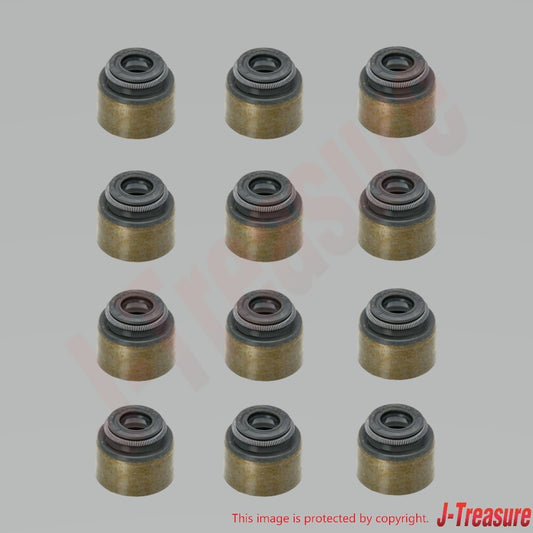 TOYOTA FJ CRUISER GSJ10/15 07-14 Genuine Valve Stem Oil Seal 90913-02101 x12 Set