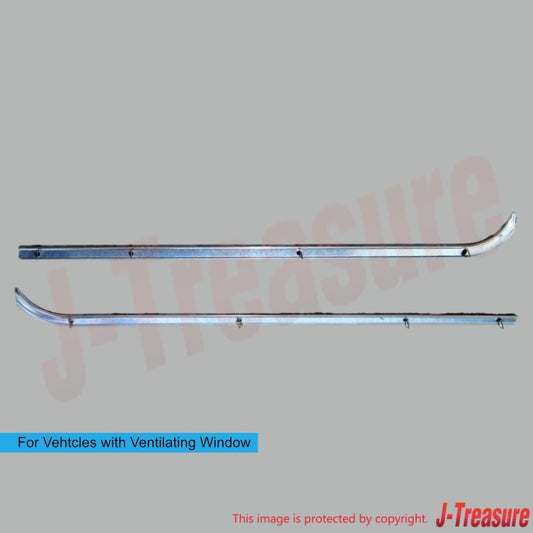 TOYOTA LAND CRUISER FJ40 '81-83 Genuine Fr/Door Glass W/strip Inner RH & LH Set