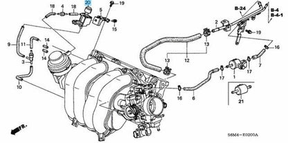 HONDA ACURA RSX DC5 02-06 CR-V 02-06 Genuine Bypass Control Solenoid Valve OEM