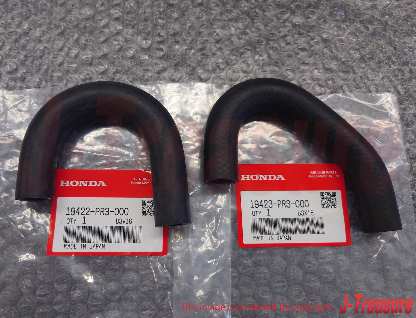 HONDA INTEGRA DA# 92-93 DC2 97-01 Genuine Oil Cooler Hose In & Outlet Set OEM
