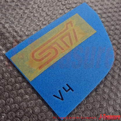 SUBARU WRX STI VA# 18-19 Genuine Rear Red Trunk Badge Emblem STI 93079VA040 OEM