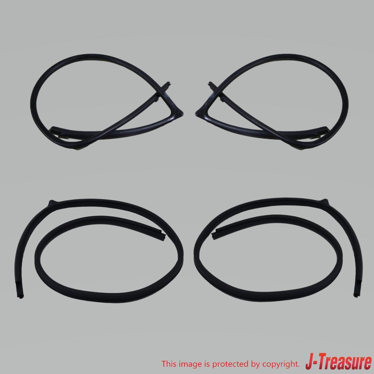 MITSUBISHI LANCER Evo 8 CT9A 03-07 Genuine Door Inner Weatherstrip F/R L & R/R L