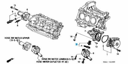 HONDA ACTY VAN & TRUCK HH5 HA6 Genuine Thermostat & Gasket 19301-PFE-004 OEM