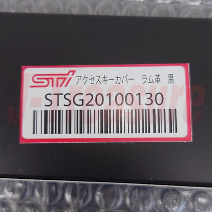 SUBARU STI Genuine Access Lamb Leather Cover Black STSG20100130 OEM