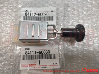 TOYOTA LAND CRUISER BJ42 FJ40 BJ70 HJ47 BJ42 Headlight Control Switch & Knob OEM