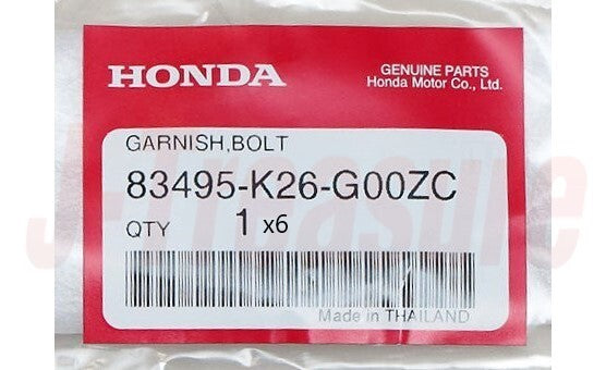 HONDA GROM125 22-23 Genuine BOLT GARNISH *NHA40M* 83495-K26-G00ZC x6 Set OEM