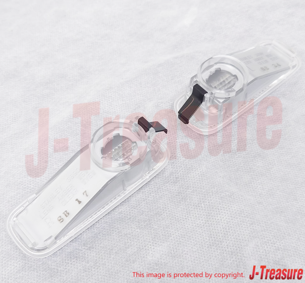 HONDA CIVIC TYPE-R EK9 Genuine Front Fender Side Marker Lamp Light Clear Set OEM