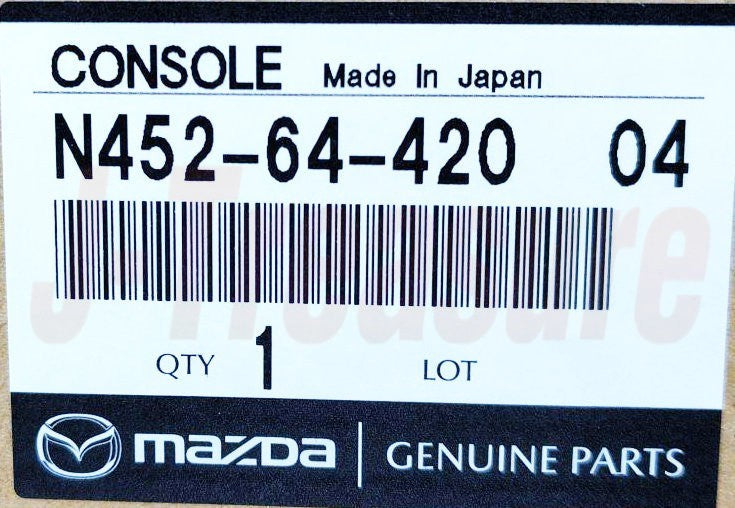 MAZDA MX-5 MIATA ND '24- Late Model Genuine Rear Console(Leather) N452-64-420 04