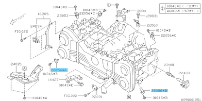 SUBARU WRX STI VAF 2015-2020 Genuine Camshaft Sensor Assy 22056AA200 x2 Set OEM