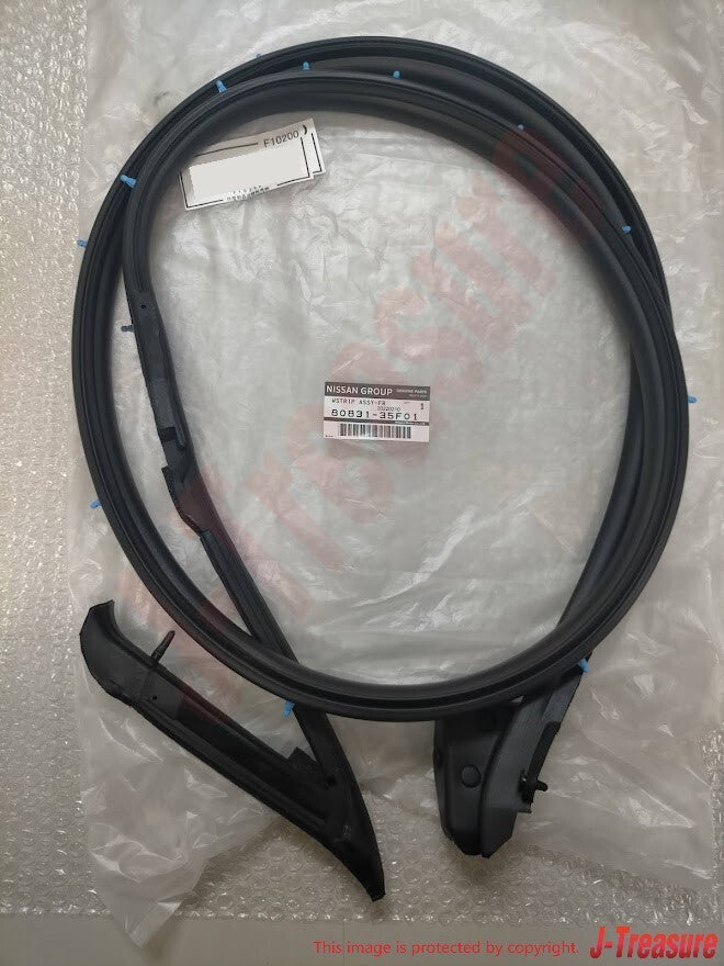 NISSAN 240SX SILVIA S13 89-94 Genuine Door Weatherstrip Seal Right Left Set OEM