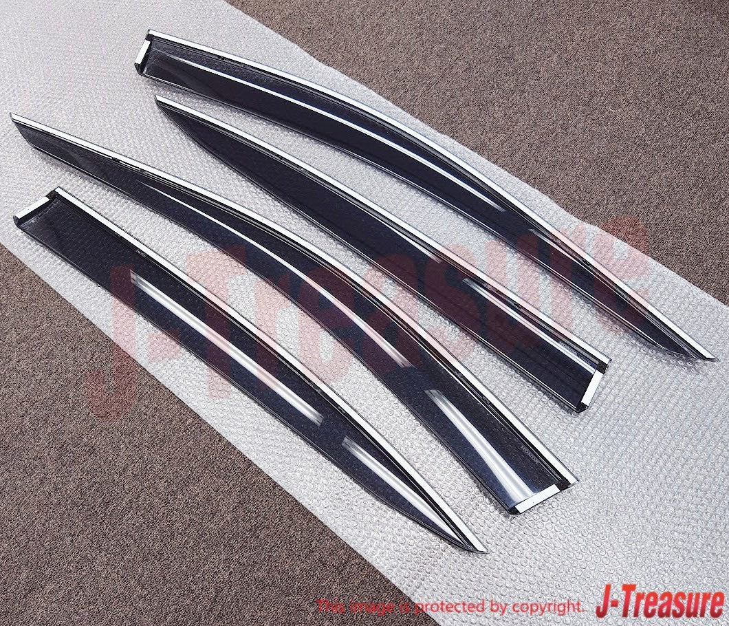 HONDA LEGEND ACURA RLX KC2 Genuine Door Visor RH & LH Front & Rear 4pcs Set OEM