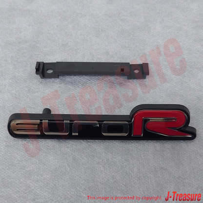HONDA ACCORD CL7 03-07 Genuine Front Grill & Rear "euro R" Emblem Budge Set OEM