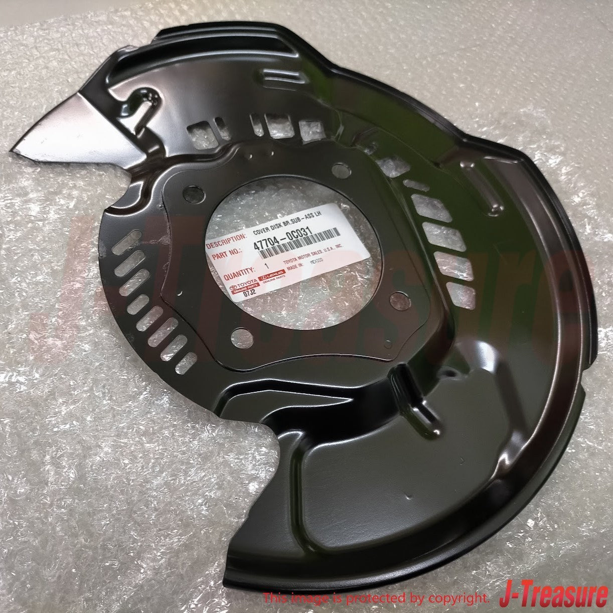 TOYOTA SEQUOIA 08-22 TUNDRA 07-21 Genuine Cover Disc Brake Dust Front Set OEM