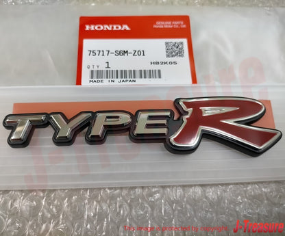 HONDA INTEGRA TYPE-R DC5 Genuine Rear Emblem Badge "TYPE-R" 75717-S6M-Z01 OEM