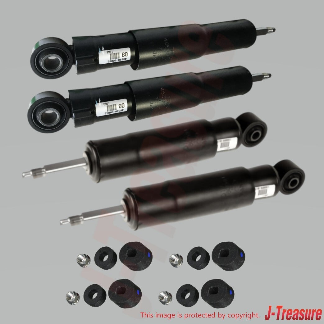 TOYOTA LAND CRUISER UZJ100 Genuine Fr & Rr Shock Absorber Assy RH & LH Set OEM