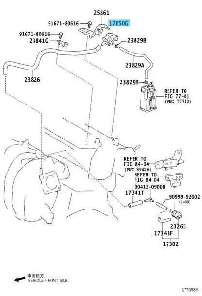 TOYOTA 4RUNNER SCION XA XB Genuine Duty Vacuum Switching Valve 90910-12276 OEM