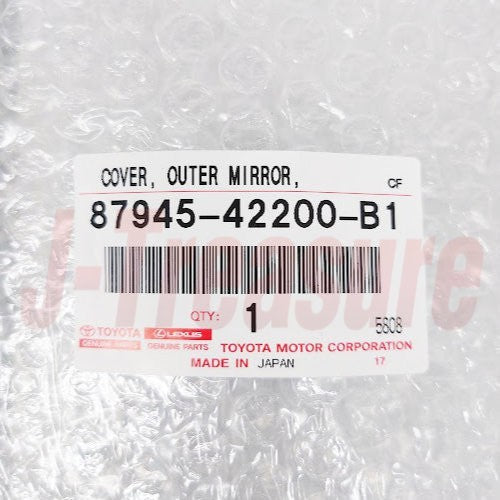 TOYOTA RAV4 AXAA52 2019-2024 Genuine Outer Mirror Cover Gray Metallic LH OEM